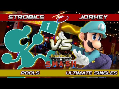 Boardwalk Smash #94 - Strobics (Mr. Game & Watch) Vs. Jorhey (Luigi) Super Smash Bros Ultimate SSBU