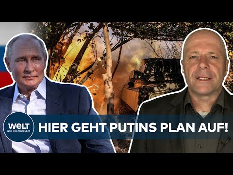PUTINS KRIEG: Hier machen die Russen „tatsächlich fast jeden Tag Gelände gut in Richtung Westen“
