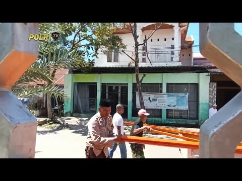 BHABIN POLRES PALOPO SEDIAKAN TENDA GRATIS UNTUK WARGA