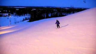 preview picture of video 'Night ski.Tahko in Finland'
