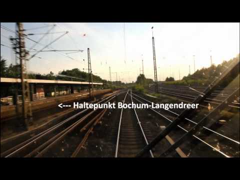 Ruhrpott aus Lokführersicht  - Dortmund - Bochum - Wanne-Eickel auf 185.2 - HD