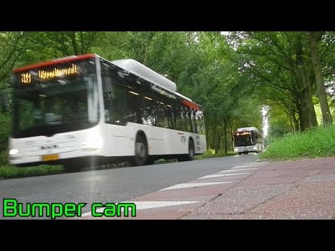 RC Traxxas - Ken Block Fiesta Chasing City Busses  (Insane SPEEDS! and bumper cam)
