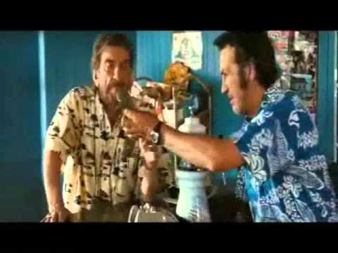 Gigi Proietti e Marco Giallini. La telefonata. Da "Tutti al mare"