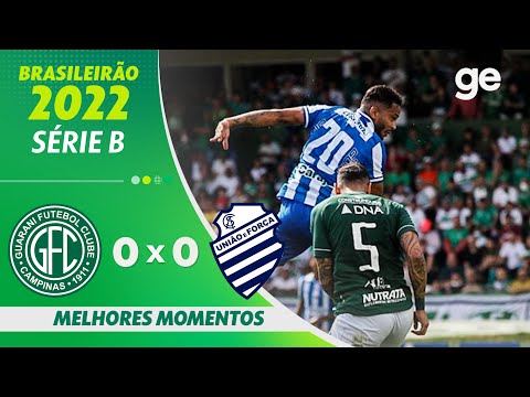 Gols e lances de Guarani x CSA