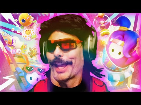 DrDisrespect Loses HIMSELF while PLAYING FALL GUYS