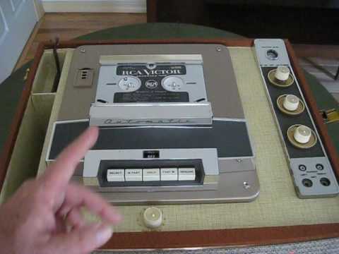 RCA SCP-3 Snap Load Cartridge Tape Recorder