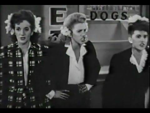 Every time three dames get together they think they're The Andrews Sisters