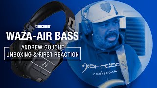 Video thumbnail for ANDREW GOUCHE LIVE DEMO OF BOSS WAZA-AIR BASS HEADPHONES by Andrew Gouché