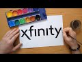 How To Draw The Xfinity Logo