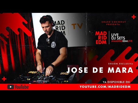 JOSE DE MARA 🔴 Sesión exclusiva 2022 🔴 #MadridEDMlive by Shake Coconut