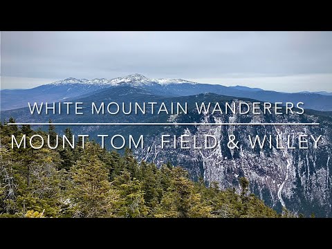 Mount Tom, Field & Willey : 3/24/21 : Hiking & Gridding the White Mountain 4000 footers of NH