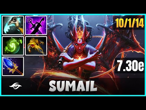 SECRET.SumaiL Queen of Pain SECRET vs TSPIRIT Patche 7.30e | Dota 2 Full Match Gameplay