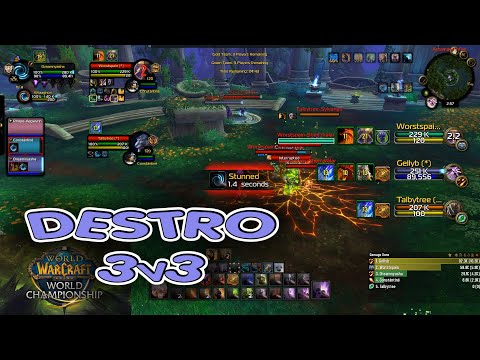DESTRO Warlock ARENA High Rated /  BfA Season 2