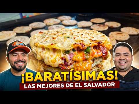 ¡GANGA TOTAL! Así son las pupusas de 3 por el dólar