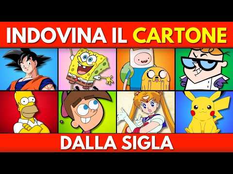 INDOVINA LA SIGLA DEI CARTONI ANIMATI  📺 🎵 Quiz Cartoni Animati