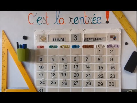 Aujourd'hui, c'est la rentrée
