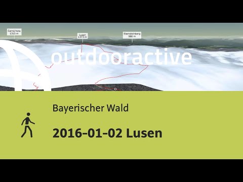 Wanderung im Bayerischen Wald: 2016-01-02 Lusen