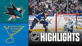 Sharks vs. Blues | NHL Highlights | March 26, 2026