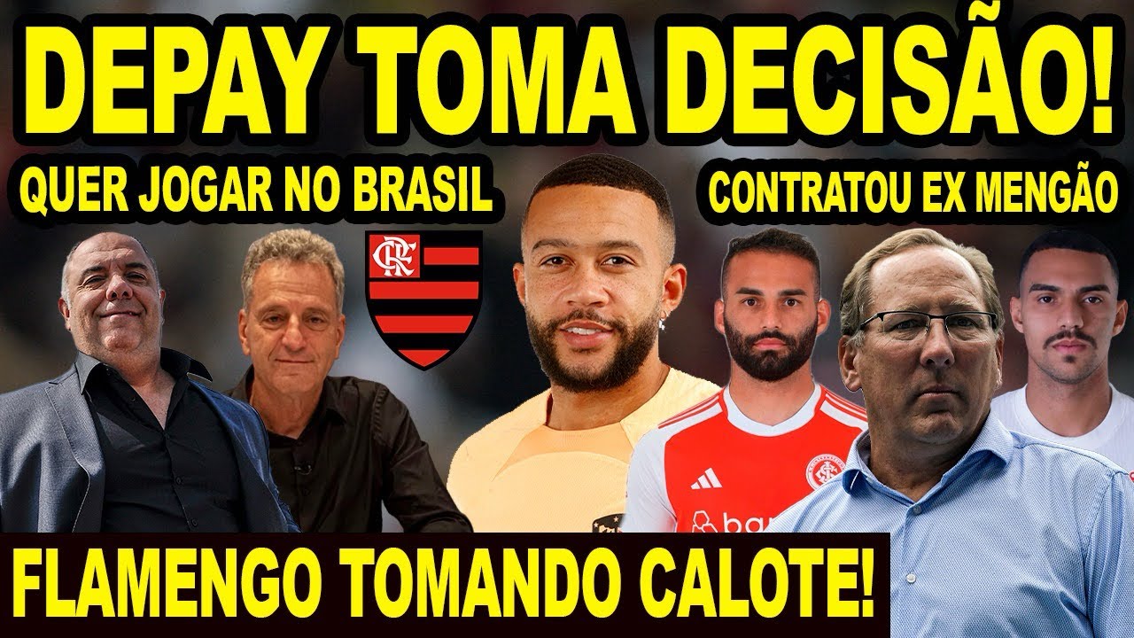 ATENÇÃO FLAMENGO! DEPAY QUER JOGAR NO BRASIL! MENGÃO TOMANDO CALOTE DE INTER E CORINTHIANS! TREINO