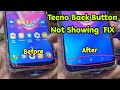 TECNO Mobile Back Button Not Showing FIX