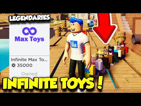 I Bought The Infinite Toy Gamepass For 35 000 Robux In This New Game Roblox - reacting to roblox music videos russoplays video