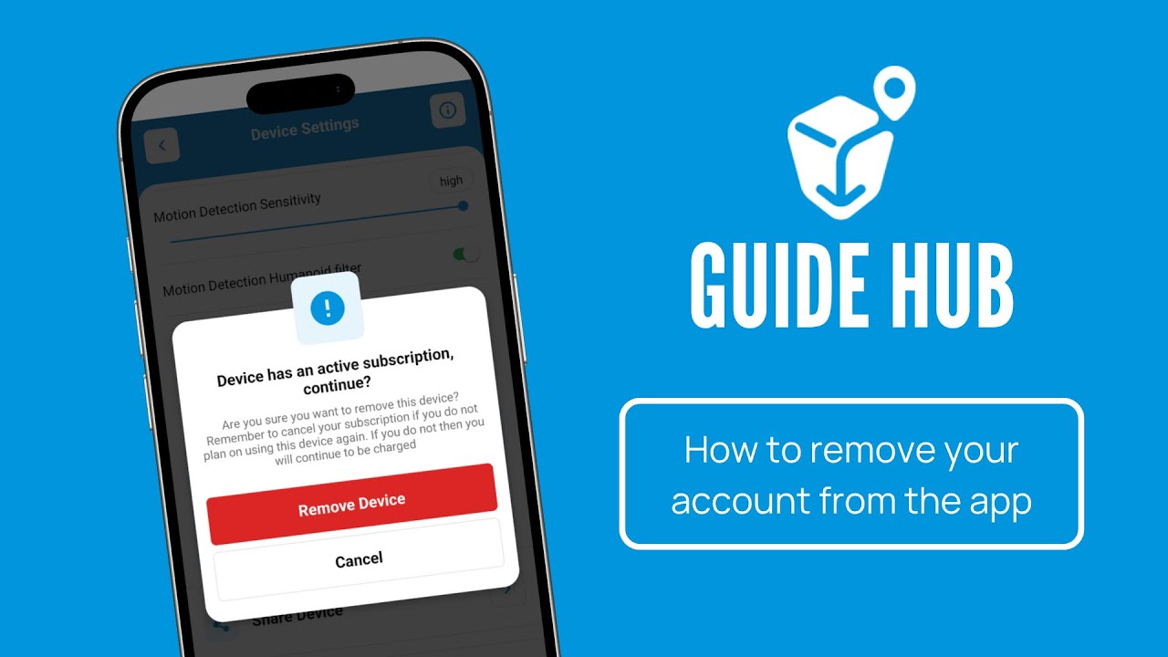 Guide #13 Removing your Device