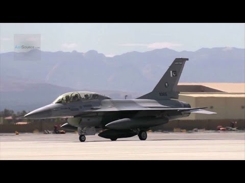 Pakistani F-16s Take-offs, Landings, Flight Line Activity, Air Refueling