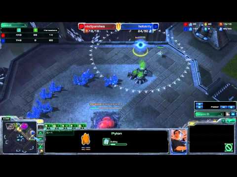 VileSpanshwa vs HelloKitty - ZvP - Metalopolis - SC2 Replay FR