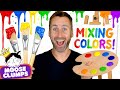 Mixing Colors Art And Painting Song For Kids Mooseclumps Kids Learning Songs