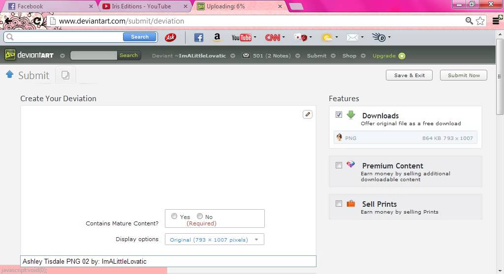 +How To Submit Deviation on DeviantART.com?!