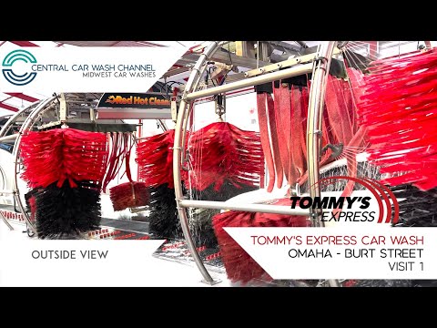 Tommy's Express Car Wash: Omaha Burt Street - Outside View (4K, 60FPS)