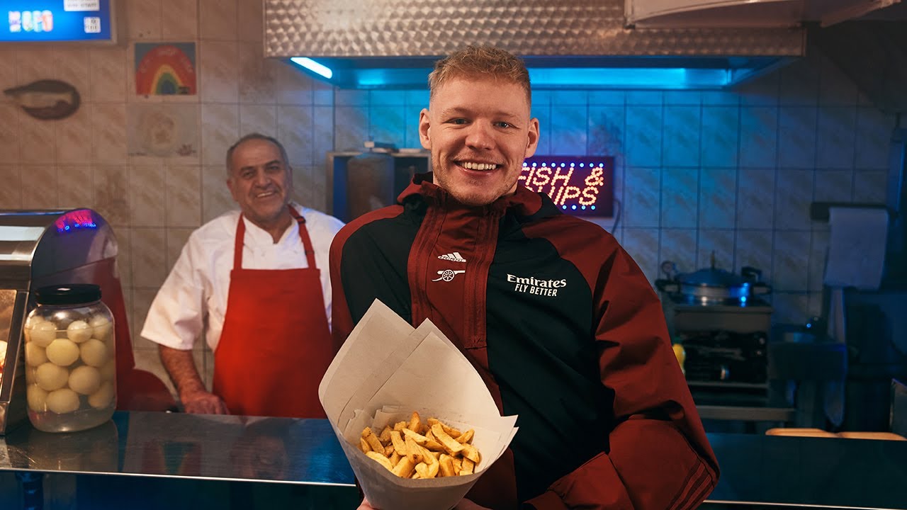 Aaron Ramsdale x The Chip Inn Fish Bar | Arsenal Supporting Supporters
