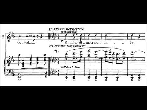 In quelle trine morbide (G. Puccini - Manon Lescaut) piano accompaniment