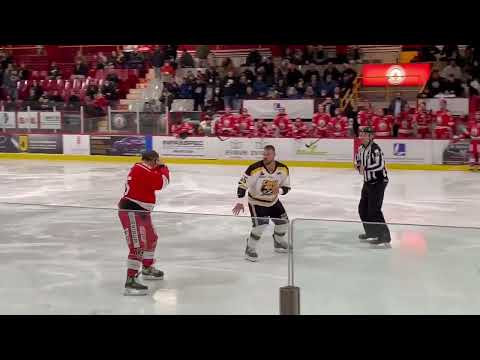 Fight/Bagarre ROUND 2 Dave Hamel vs Derek Parker 19 février 2022