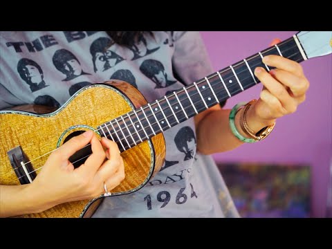 EASY Wrecking Ball Ukulele Tutorial with 4 Chords