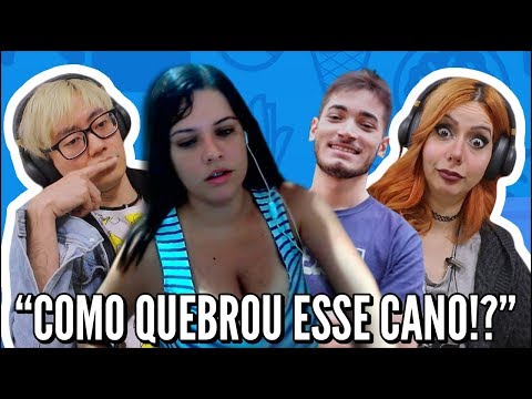 JOVENS REAGEM A COMO VOCÊ QUEBROU ESSE CANO? | LIVES ENGRAÇADAS #178 - UM GAMER ALEATORIO