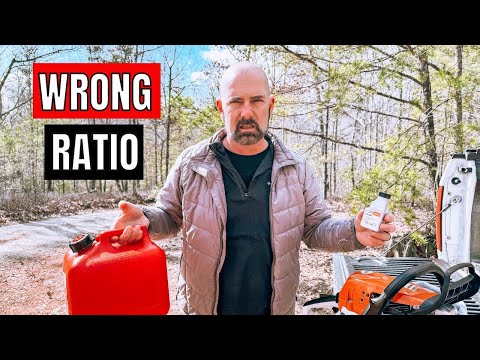 HOW TO MIX GAS AND OIL FOR STIHL CHAINSAW