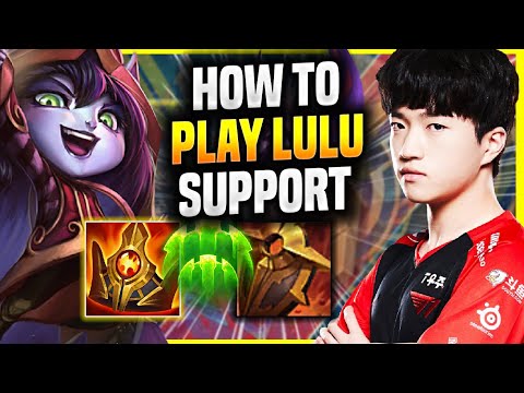 LEARN HOW TO PLAY LULU SUPPORT LIKE A PRO! - T1 Keria Plays Lulu Support vs Nautilus! | Season 2022