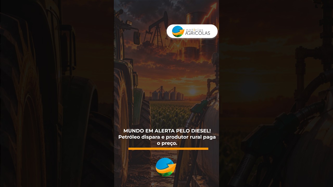 MUNDO EM ALERTA PELO DIESEL! Petróleo dispara e produtor rural paga o preço.