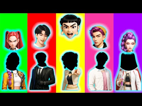 Wrong eyes👀 Rumi And Zoey And Mira and Jinu/ Kpop Demon Hunters - DAME TU COSITA Puzzle Wrong Head