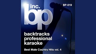 Tonight I Wanna Cry (Karaoke Instrumental Track) (In the Style of Keith Urban)