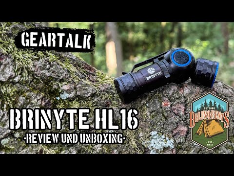 Geartalk: 🔦 Brinyte HL16 🤔Kopflampe und EDC Lampe in Einem? 📦Review & Unboxing