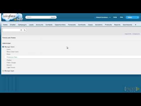Salesforce CRM Tutorial Extending User Privileges with Permission Sets | packtpub com
