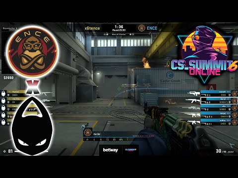 GOD AERIAL 🇫🇮 ENCE vs 🇩🇰 x6tence NUKE HIGHLIGHTS - cs_summit 6