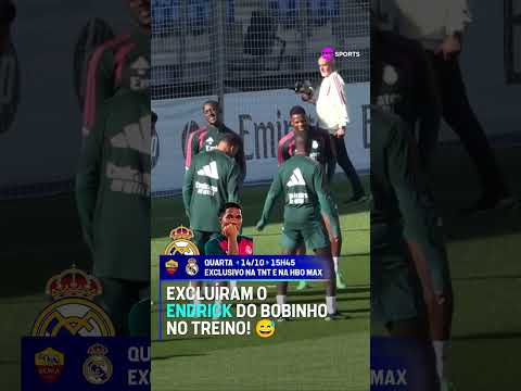 XIIII… EXCLUÍRAM O ENDRICK DO BOBINHO NO TREINO DO REAL MADRID! #shorts
