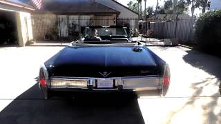 Prince AJ's Black 1967 Cadillac Deville Convertible White Walls