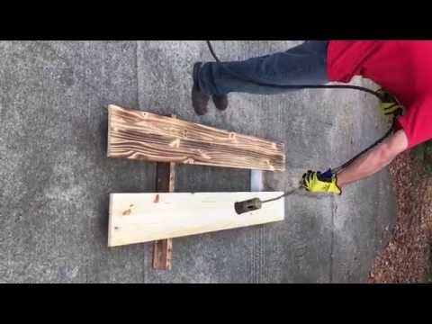 How To Do Burnt Wood Finish