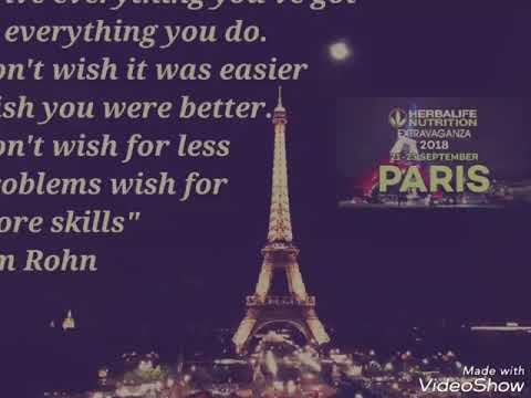 Paris 2018 Herbalife extravaganza