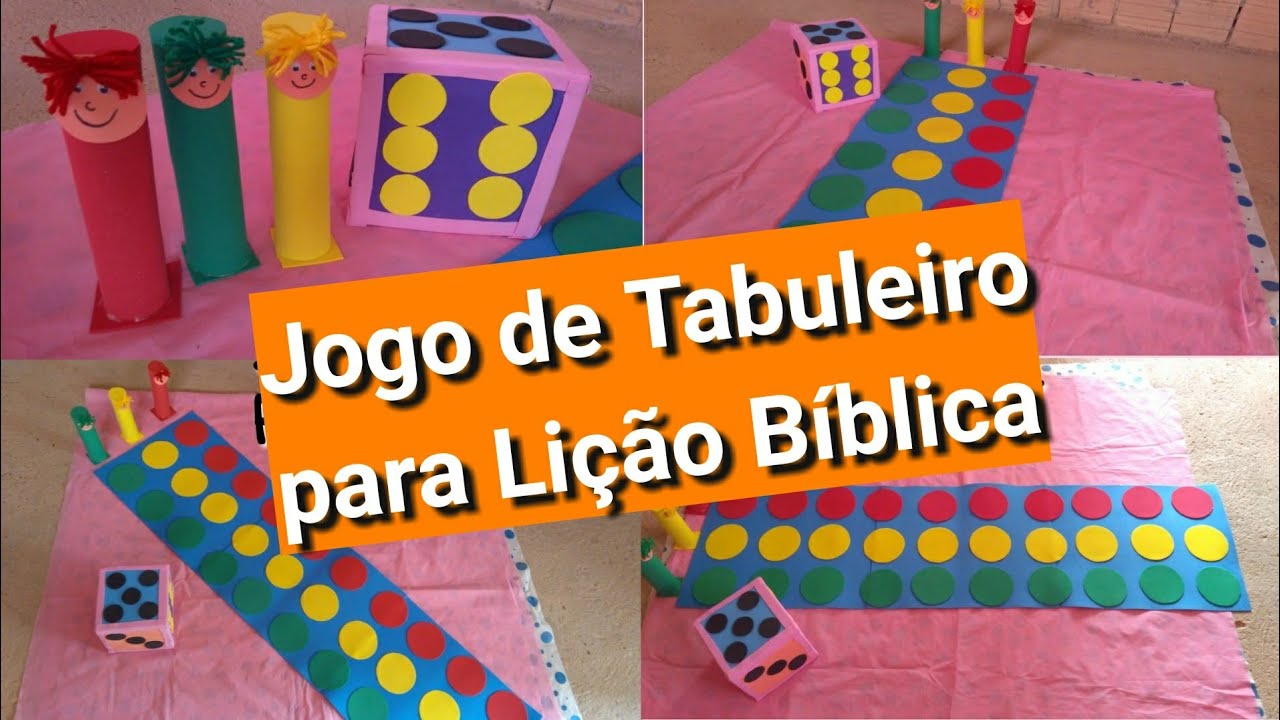 DINÂMICA PARA CULTO E EBD INFANTIL | Jogo de Tabuleiro | Tia Gabi