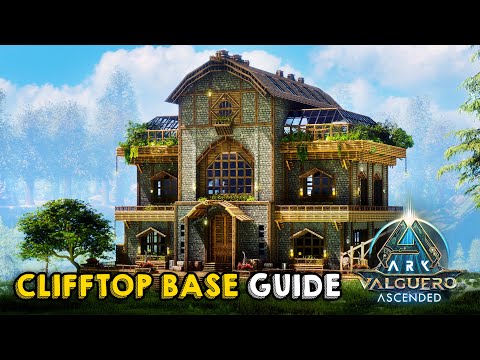 Ultimate All-in-One Clifftop Stone Base | Building Tutorial | ARK: Survival Ascended